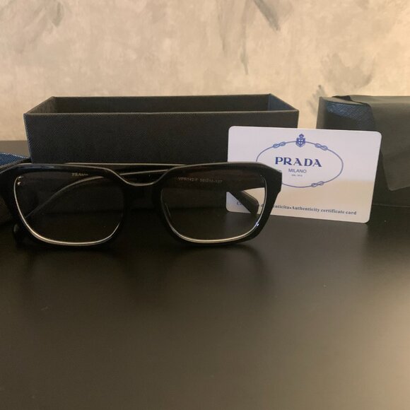Prada PR 14ZV 1AB1O1 Glasses (FREE SHIPPING) - Picture 1 of 10